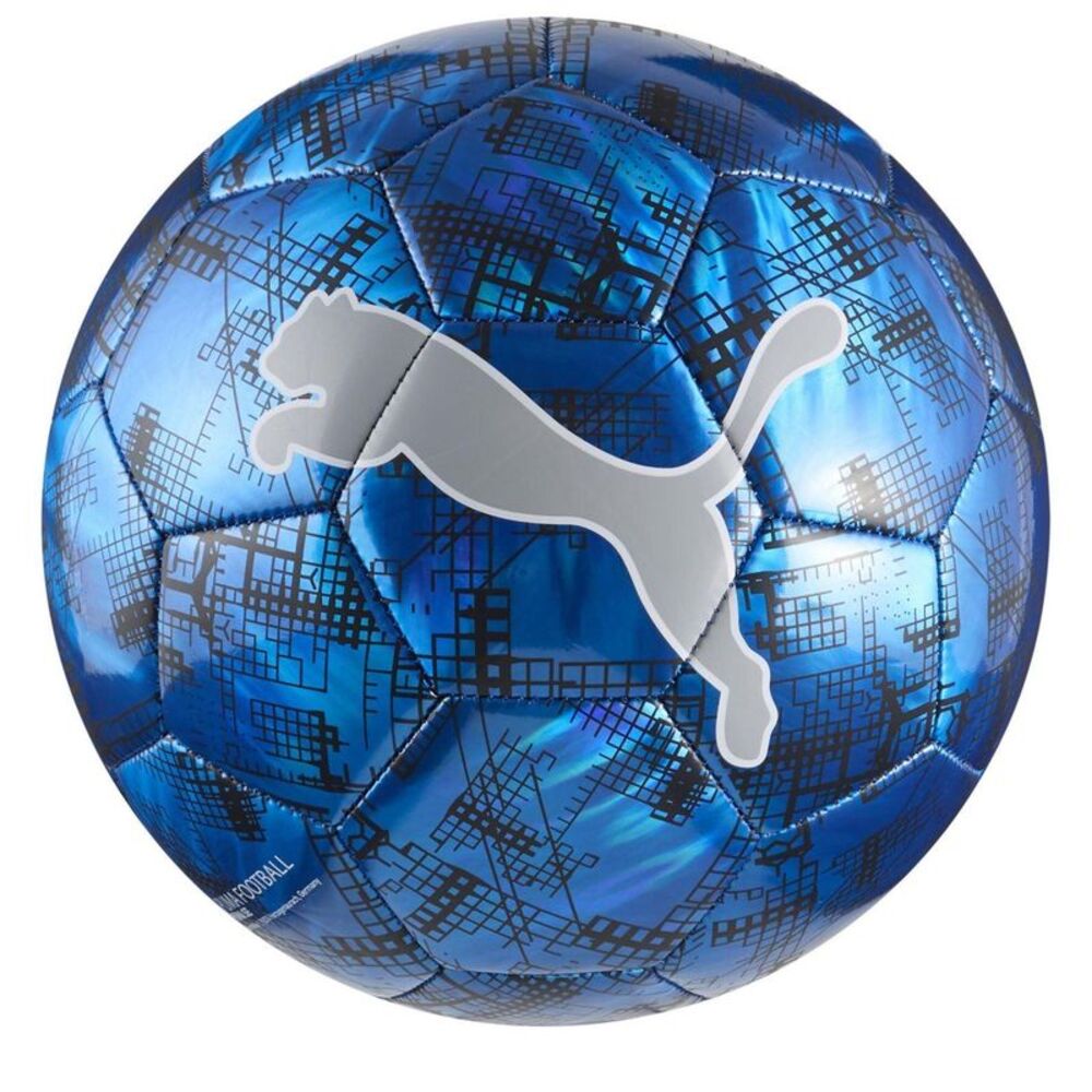 Puma Cup Graphic Soccer Ball / Blue/Black/Gray
